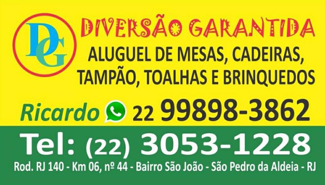 Aluguel de Brinquedos em Cabo Frio - RJ