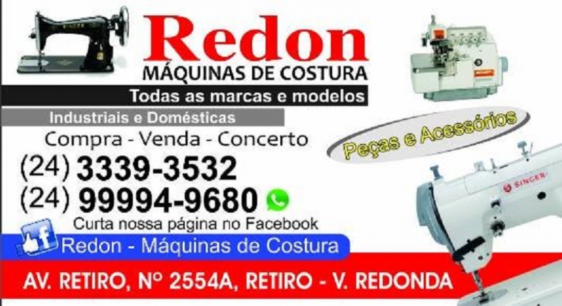 CONSERTO DE MÁQUINA DE COSTURA VOLTA REDONDA - RJ