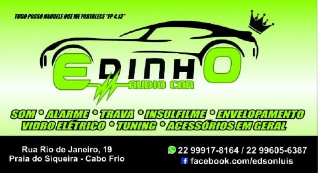 Som Automotivo em Búzios - Whatsapp 22 99917-8...ver Telefone!