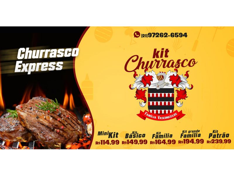 Kit Churrasco Família Vasconcelos - Jacarepaguá