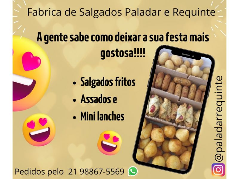 Fábrica de Salgados Paladar e Requinte - Figueira