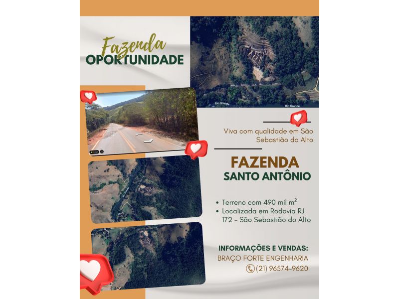 Venda de Terreno no Interior do Rio de Janeiro